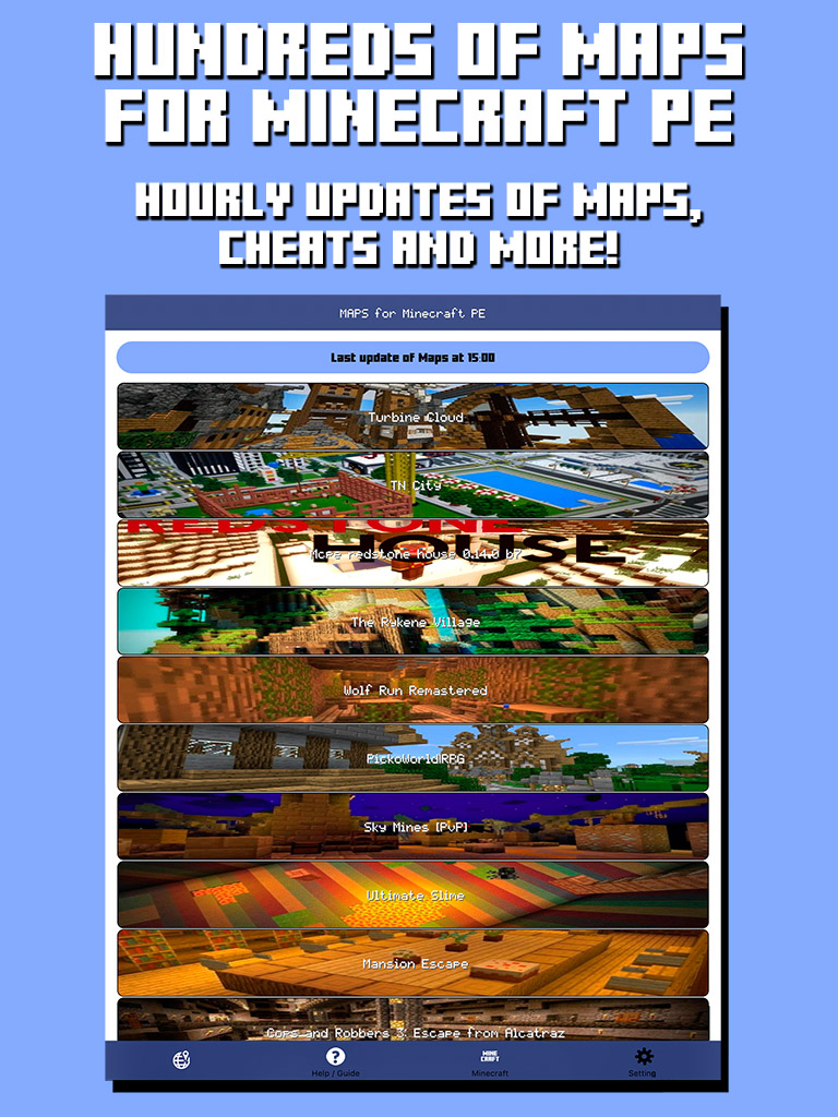 mcpe maps ios